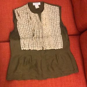 Urban Outfitters satin button down blouse